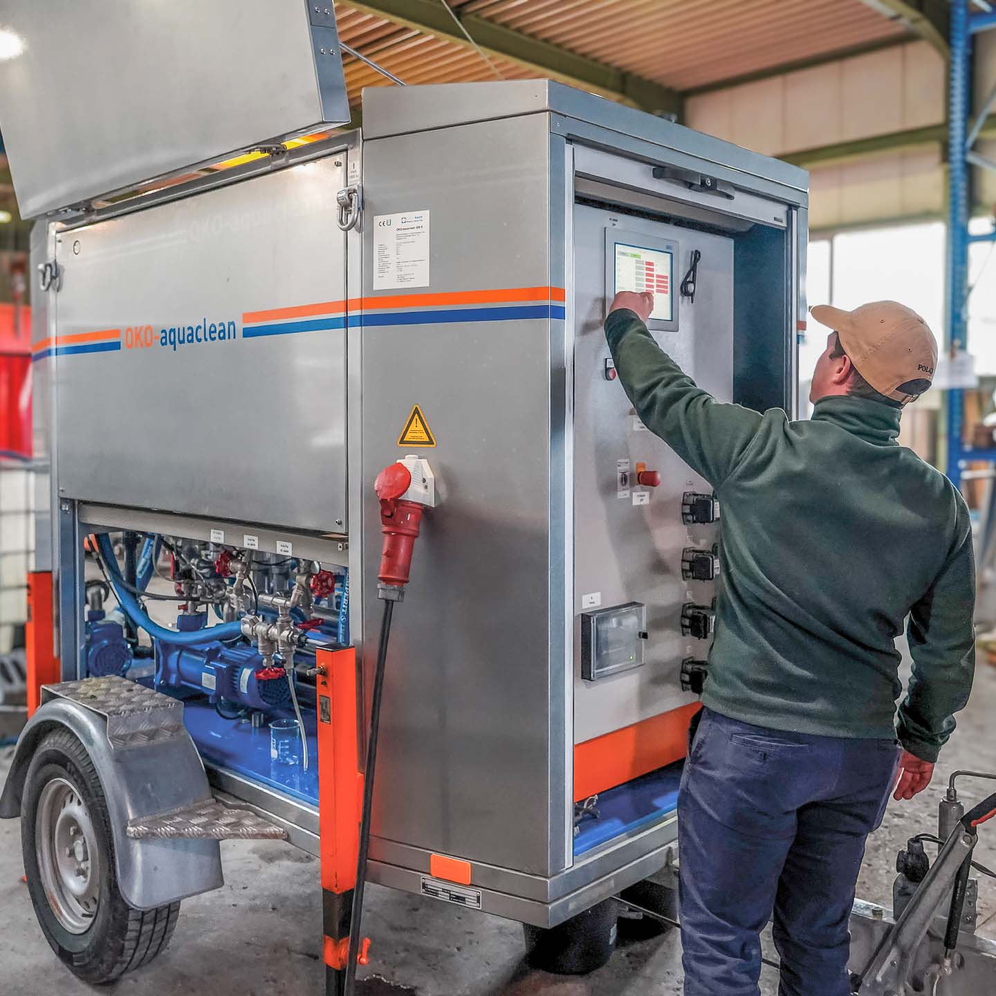 mobile Ölabscheider für Abwasserbehandlung OKO-aquaclean